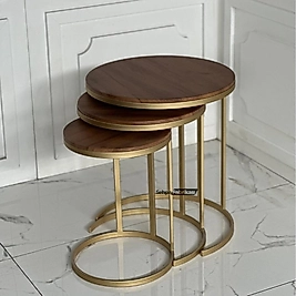 Oliva C Zigon Sehpa - Ahşap Tabla