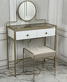 MAKYAJ MASASI-Puf ( Lake çekmeceli)