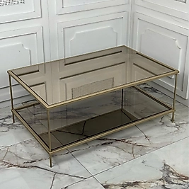 İnta Orta Sehpa - Pirinç