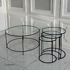 Neva Zigon / Orta Sehpa - Siyah