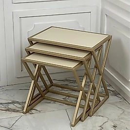 X ZİGON ( krem MDF Tabla )