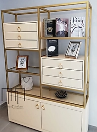 Kanvas Kapaklı Vitrin Lake - Gold