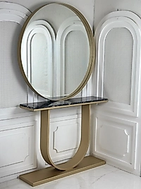 İKRA DRESUAR TAKIMI (pirinç- siyah mermer)