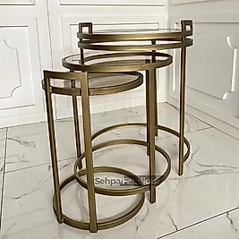 Kulplu Oliva Zigon Sehpa