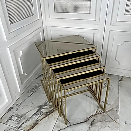 Plane Zigon 4lü -Gold (Bronz Ayna)