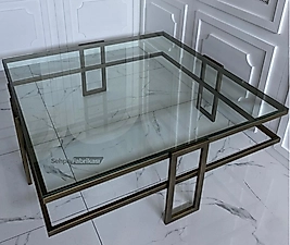 Sereno Orta Sehpa - Eskitme Gold