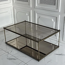 İnta Orta Sehpa - Eskitme Gold