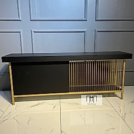 Çubuklu Tv Ünitesi - Gold