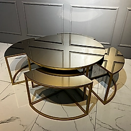 King Orta Sehpa Aynalı