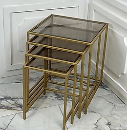 Trio Zigon 4lü Gold Metal