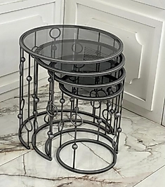 ELEGANT ZİGON SEHPA 4lü