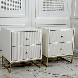 BEYAZ LAKE ÇEKMECE İKİLİ KOMİDİN