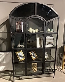 Mega Kapaklı Vitrin - Siyah