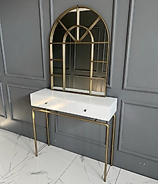 Lubba Aynalı Dresuar Takımı - Prinç