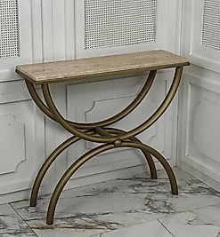 VALENTİNA TRAVERTENLİ DRESUAR (Eskitme Gold)