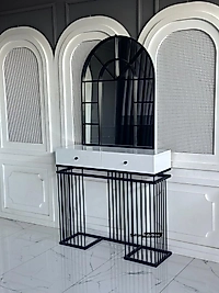 Vika Aynalı Dresuar Takımı/Siyah