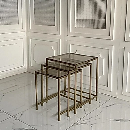 Trio Zigon 3lü - Eskitme Gold