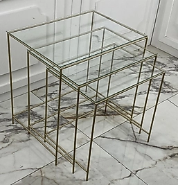 Lil Zigon Sehpa -Pirinç