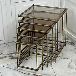İNTA ZİGON BEŞLİ( Eskitme Gold Metal)