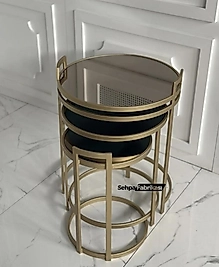 Velto Zigon Sehpa - Gold