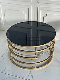 Bomon Orta Sehpa - Gold